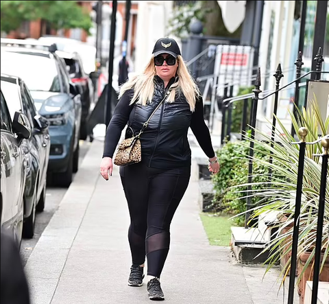 Gemma Collins dons gym leggings as she heads to a skin clinic... after revealing she's 'trying for a baby' with boyfriend Rami Hawash
